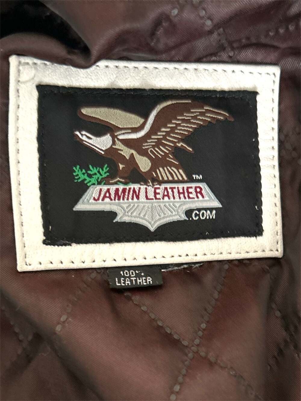 Jamin Leather White Floral Hand-Painted Biker Jacket - Picture 12 of 12